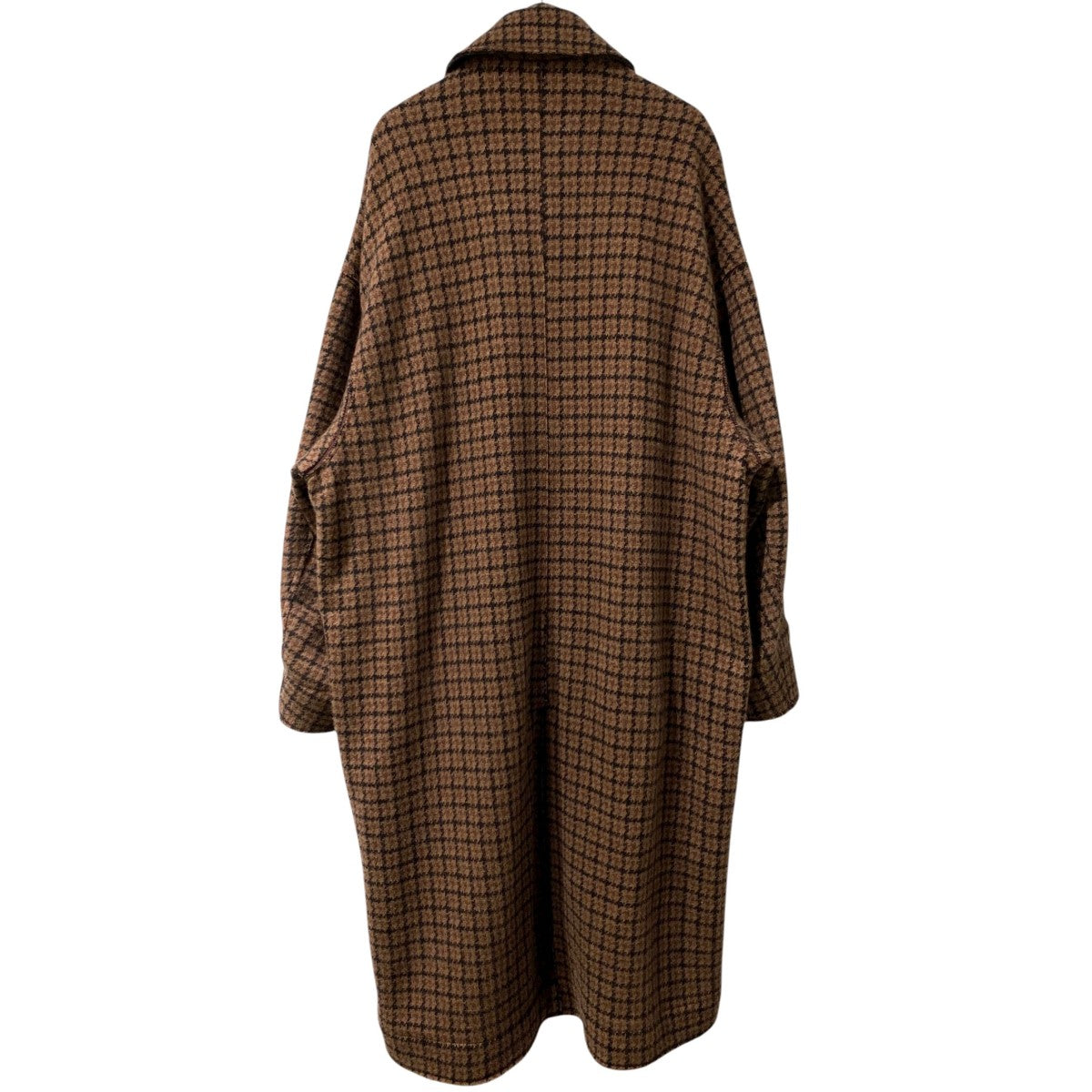 YOKE(ヨーク) DOUBLE JQUARD KNIT BAL COLLAR COATオーバーサイズ