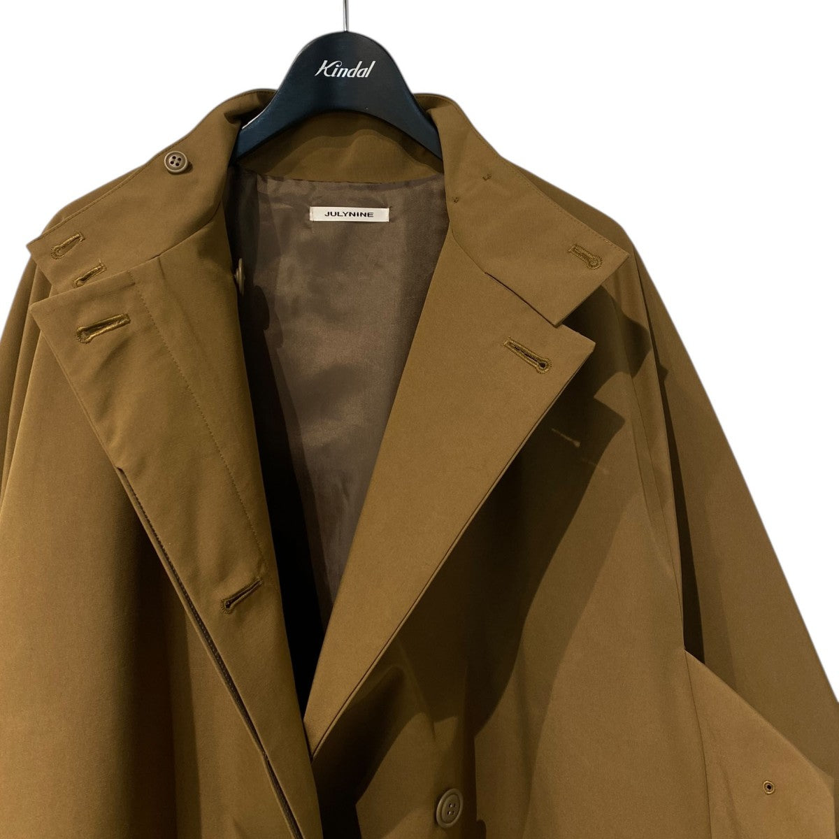 JULY NINE(ジュライナイン) 24SSスタンドカラーロングコート オーバー