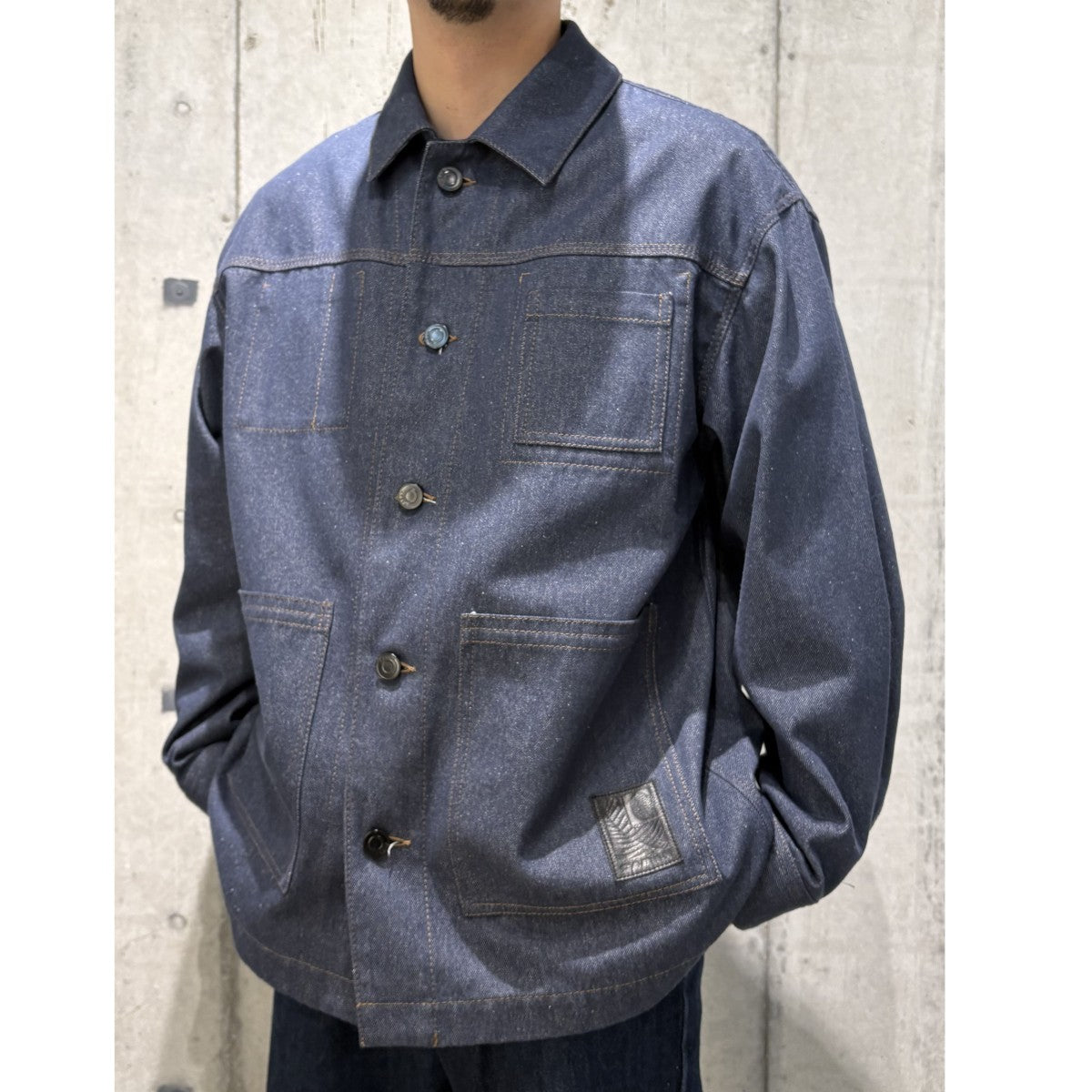 CABaN(キャバン) 24AWRecycle Cotton Denim Coverall Jacketリサイクル
