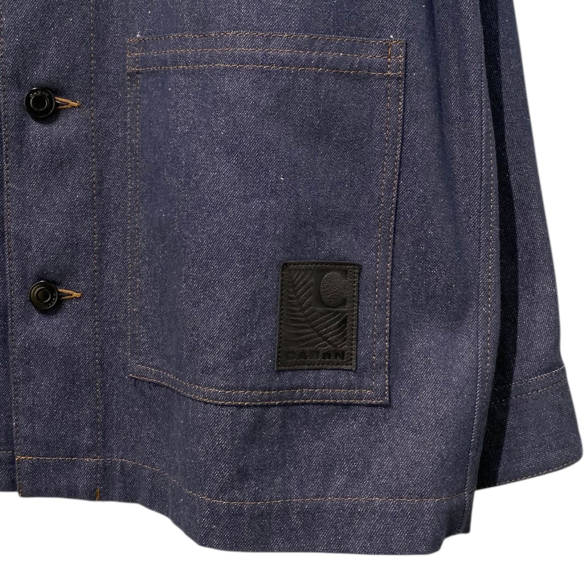 CABaN リサイクルコットンデニム カバーオールジャケット caban（キャバン）の「CABaN リサイクルコットンデニム カバーオール