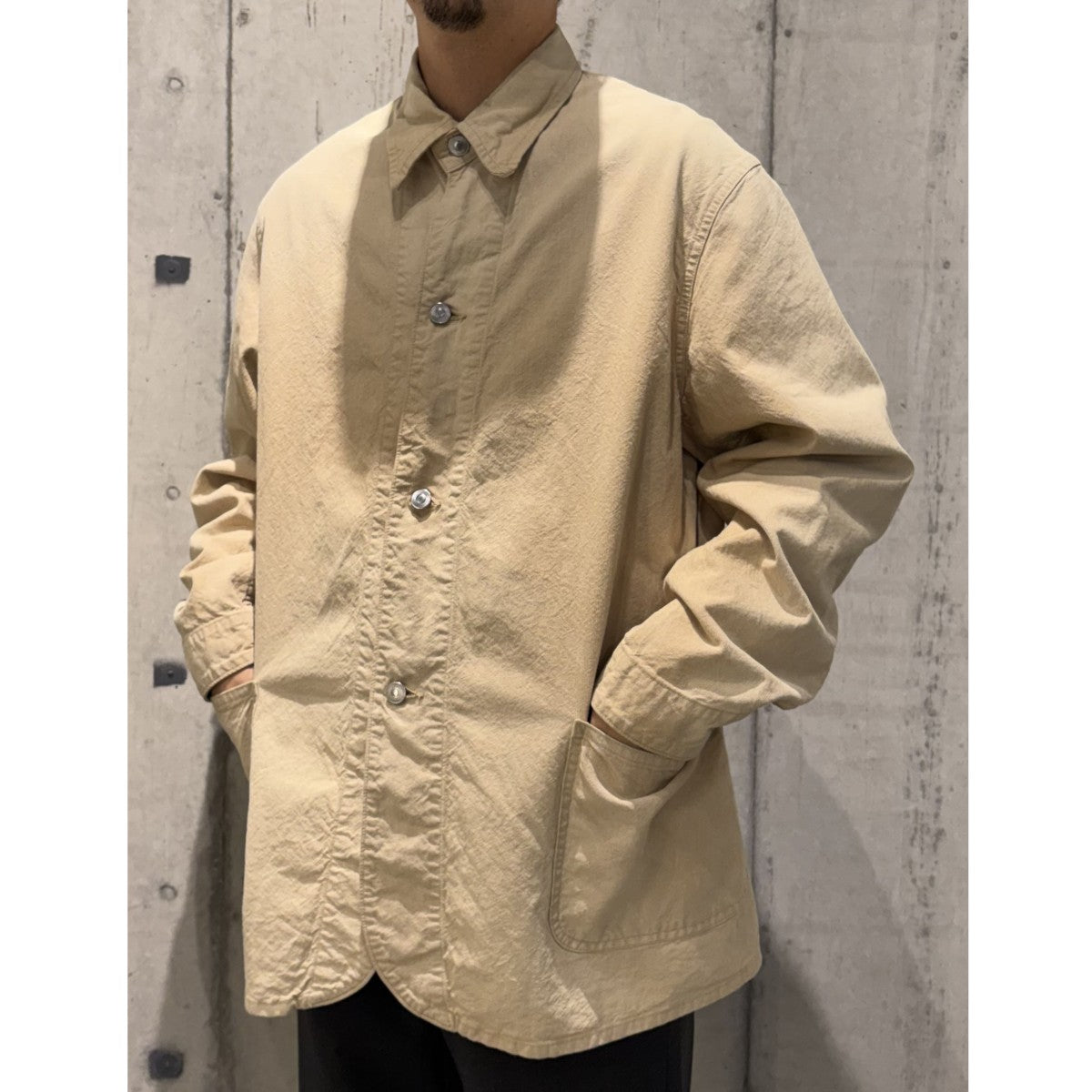 A．PRESSE(アプレッセ) 25AWVintage Pin Check Coverallヴィンテージ色