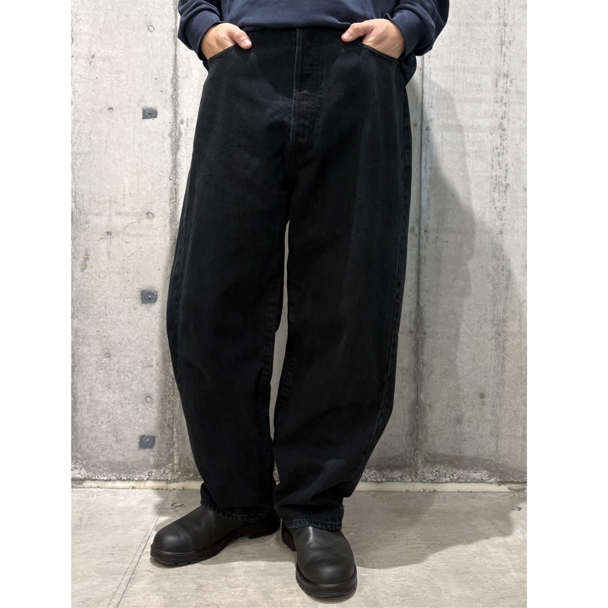 パンツ A.presse everyone vintage baggy pants A．PRESSE×everyone Vintage Baggy Denim Pantsヴィンテージ加工バギー