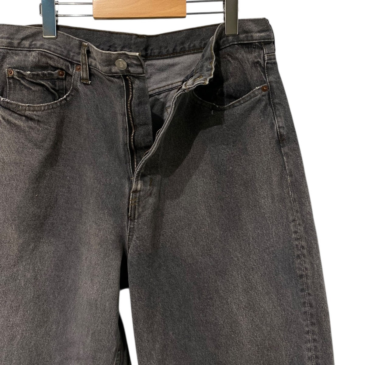 A．PRESSE(アプレッセ) 25AWVintage Gray Denim Pantsヴィンテージ加工