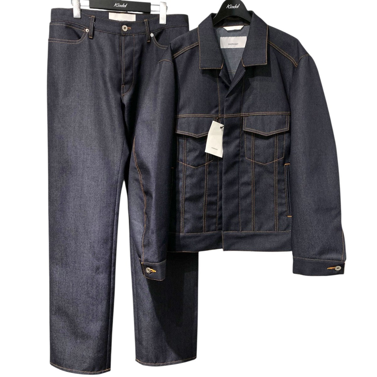 OVERCOAT 25AWDenim Jacket＆Denim Pants in Woolウールデニムジャケットパンツセットアップ 古着・中古-1枚目のアイテム画像