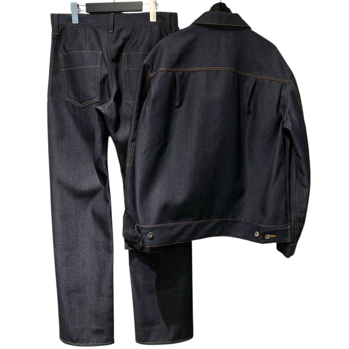 OVERCOAT 25AWDenim Jacket＆Denim Pants in Woolウールデニムジャケットパンツセットアップ 古着・中古-5枚目のアイテム画像