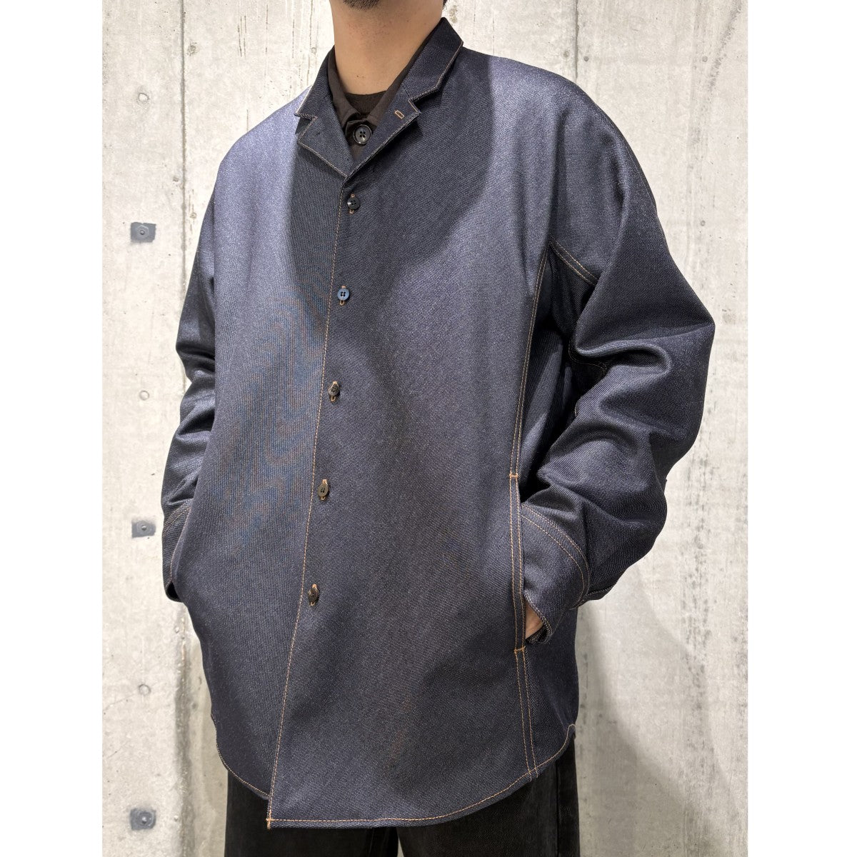 OVERCOAT(オーバーコート) 25AWShirt Jacket In Wool Denimオーバー