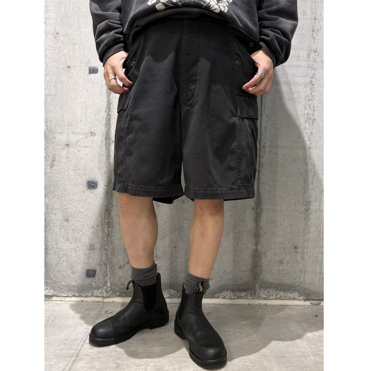 A．PRESSE(アプレッセ) 23SSM-51 Shorts Vintageヴィンテージ加工