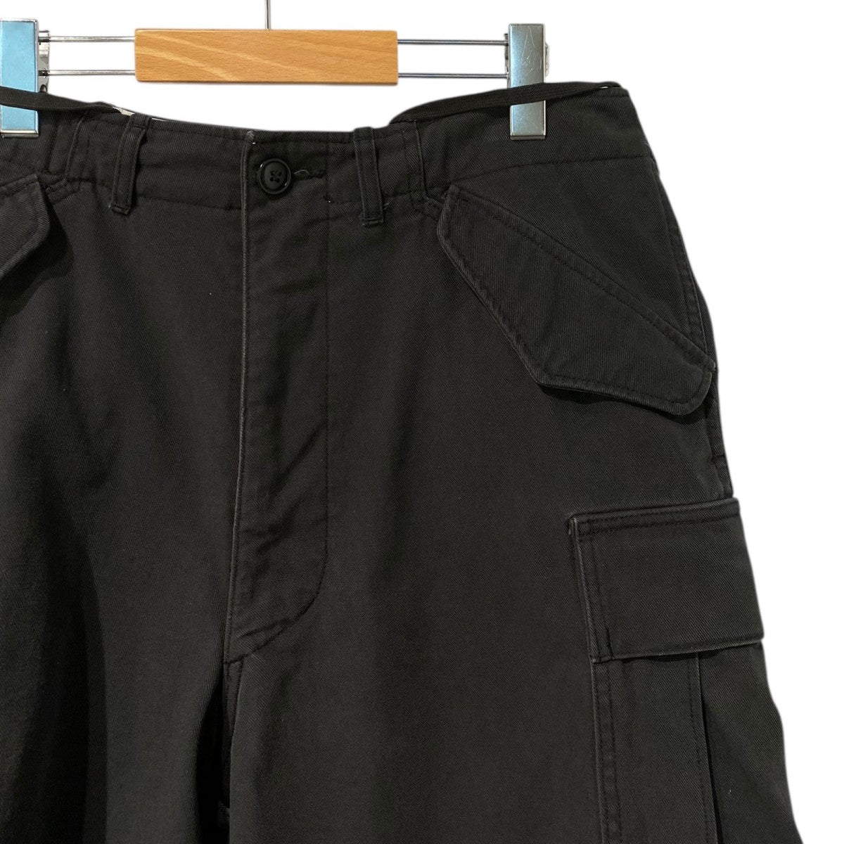 A．PRESSE 23SSM-51 Shorts Vintageヴィンテージ加工ミリタリーショーツハーフパンツ 古着・中古-4枚目のアイテム画像