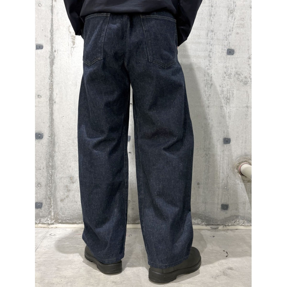 LEMAIRE(ルメール) Twisted Belted Pantsウォッシュ加工プリーツワイド
