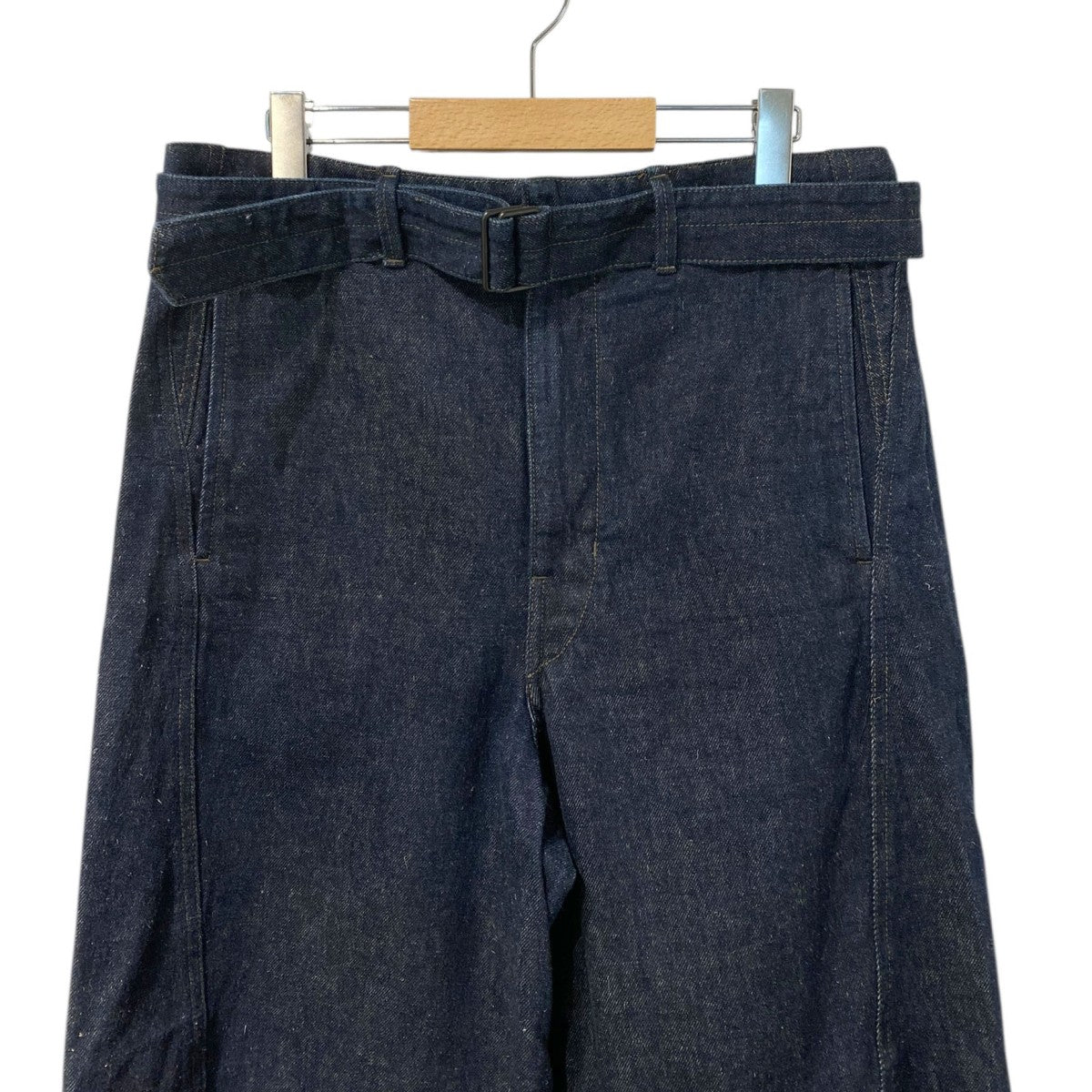 LEMAIRE(ルメール) Twisted Belted Pantsウォッシュ加工プリーツワイド