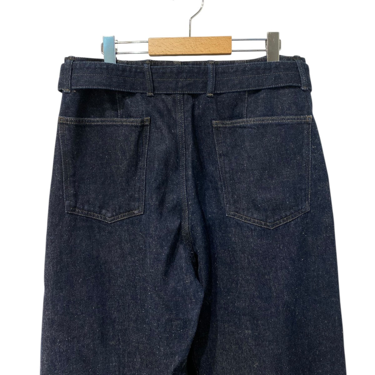 LEMAIRE(ルメール) Twisted Belted Pantsウォッシュ加工プリーツワイド