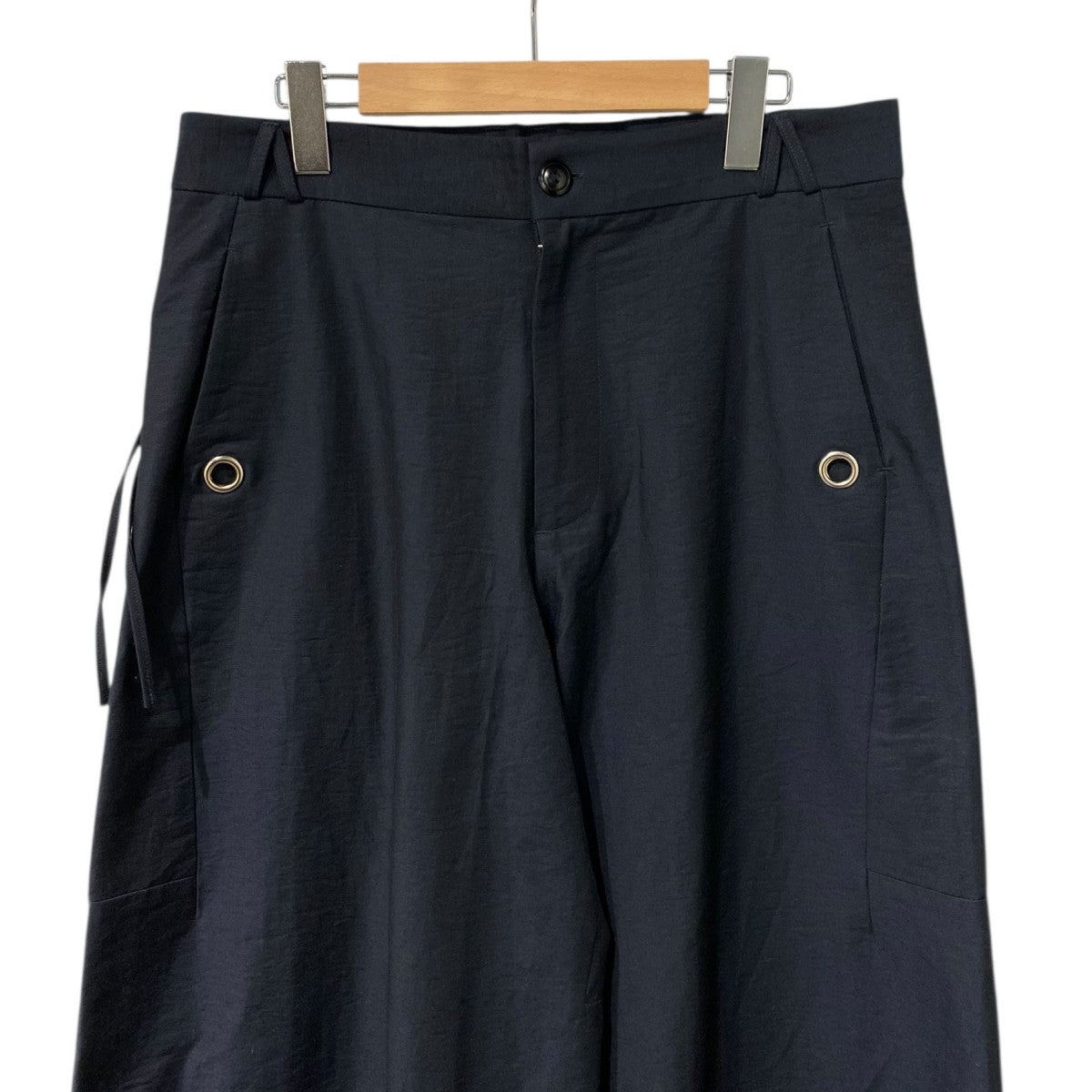 25AWMETAL-ACCENTED PANTSワイドパンツ