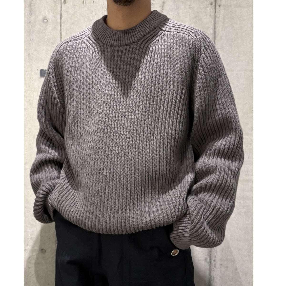 Fisherman Knitフィッシャーマンローゲージニットセーター