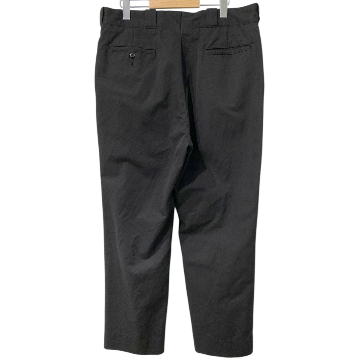 COMOLI(コモリ) 24SSポストワークツイル パンツ ブラック サイズ 4