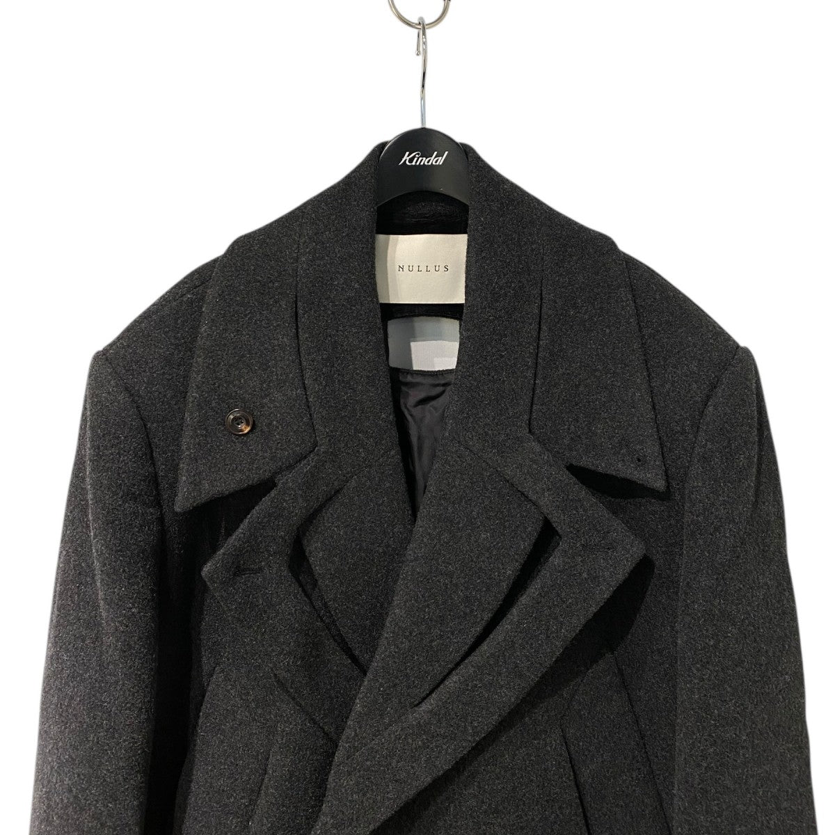 NULLUS 25AWDeconstructed PeacoatオーバーサイズPコート 古着・中古-5枚目のアイテム画像
