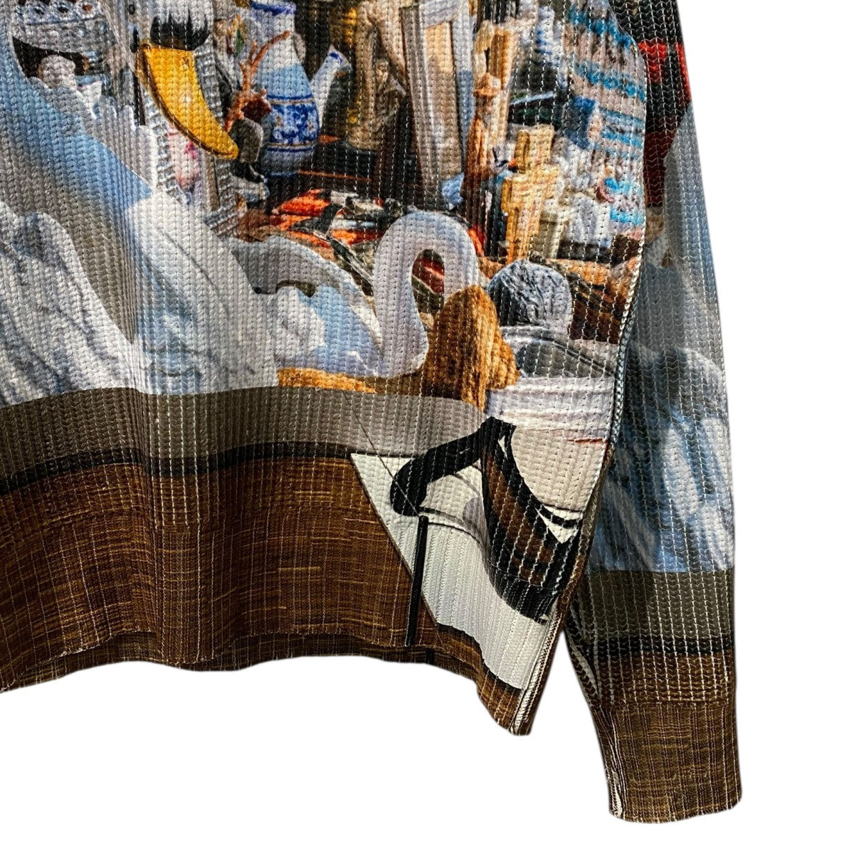 KHOKI 25SSCollage printed knitカレッジプリントニット 古着・中古-5枚目のアイテム画像