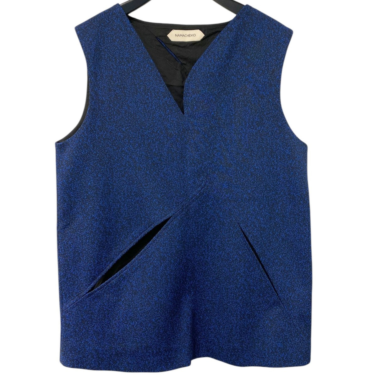 NAMACHEKO(ナマチェコ) 19AWKNIT VESTニットベスト ブルー サイズ S
