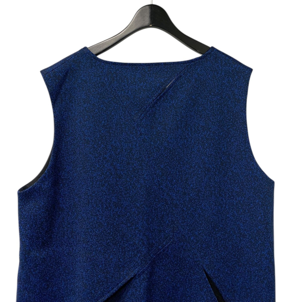r*e様 NAMACHEKO ベスト NAMACHEKO(ナマチェコ) 19AWKNIT VESTニットベスト ブルー サイズ S