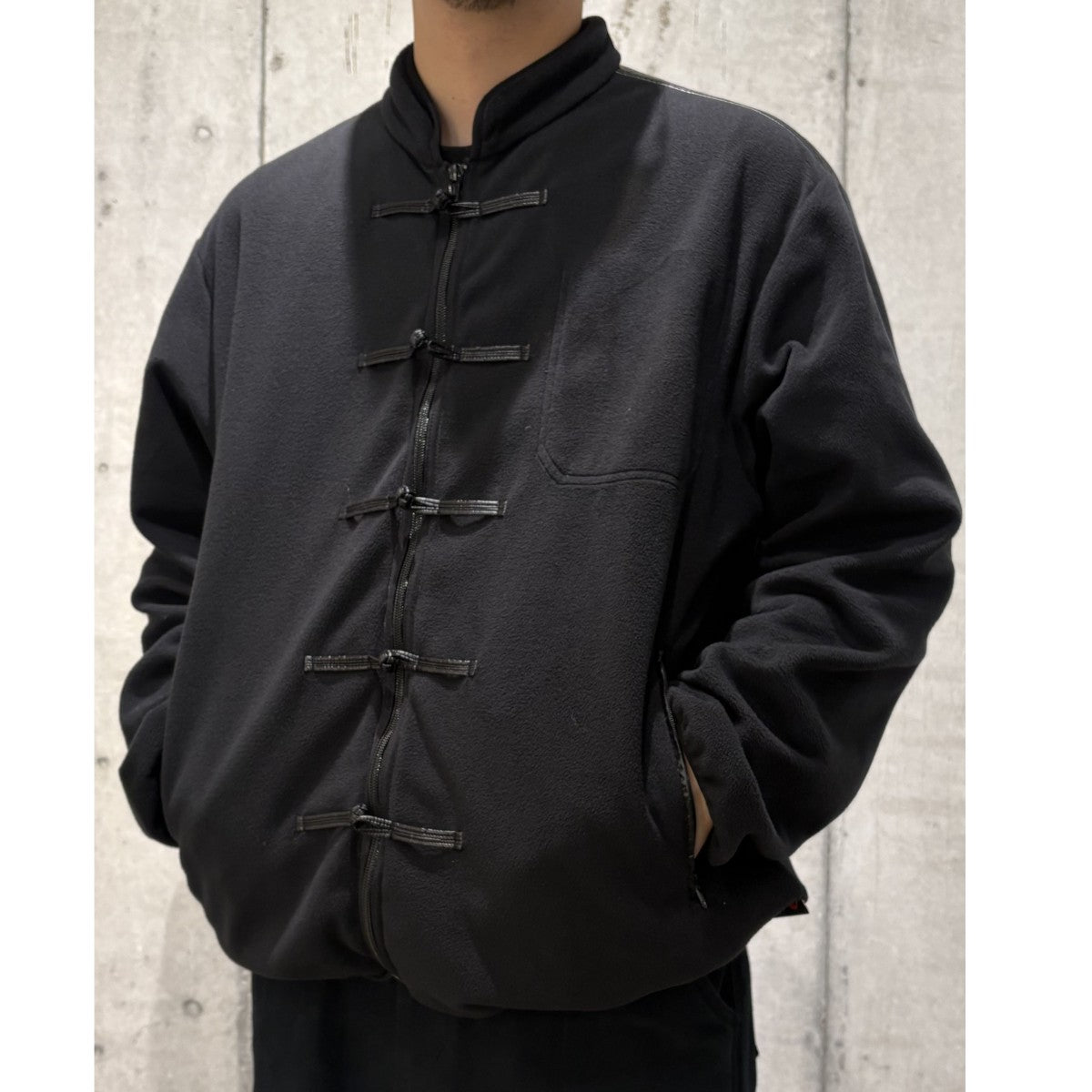 FRAGMENT DESIGN×UNDERCOVER 25AWUC2E9209 POLARTEC Fleece China Jacketフリースチャイナジャケット 古着・中古-2枚目のアイテム画像