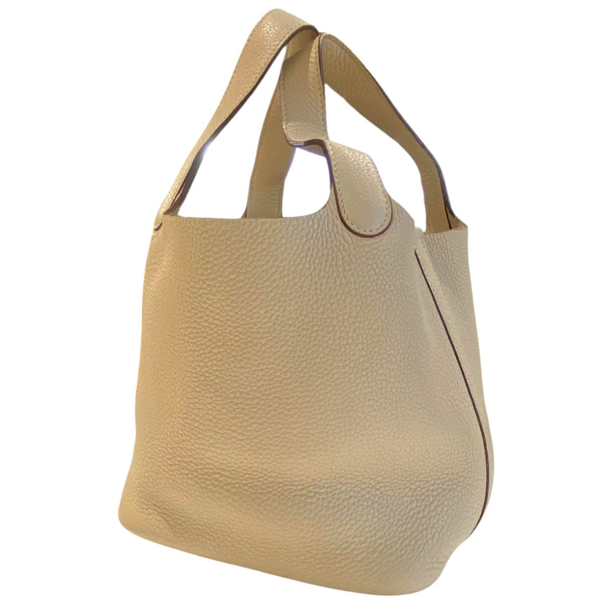 HERMES 08年PICOTIN18 PM Taurillon Clemenceピコタントリヨンクレマンスレザーハンドトートバッグ 古着・中古-1枚目のアイテム画像