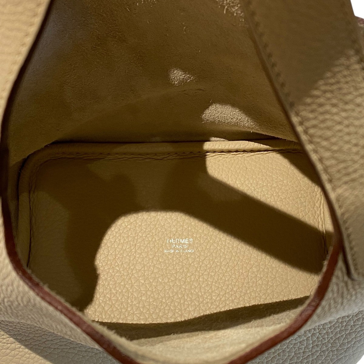 HERMES 08年PICOTIN18 PM Taurillon Clemenceピコタントリヨンクレマンスレザーハンドトートバッグ 古着・中古-6枚目のアイテム画像