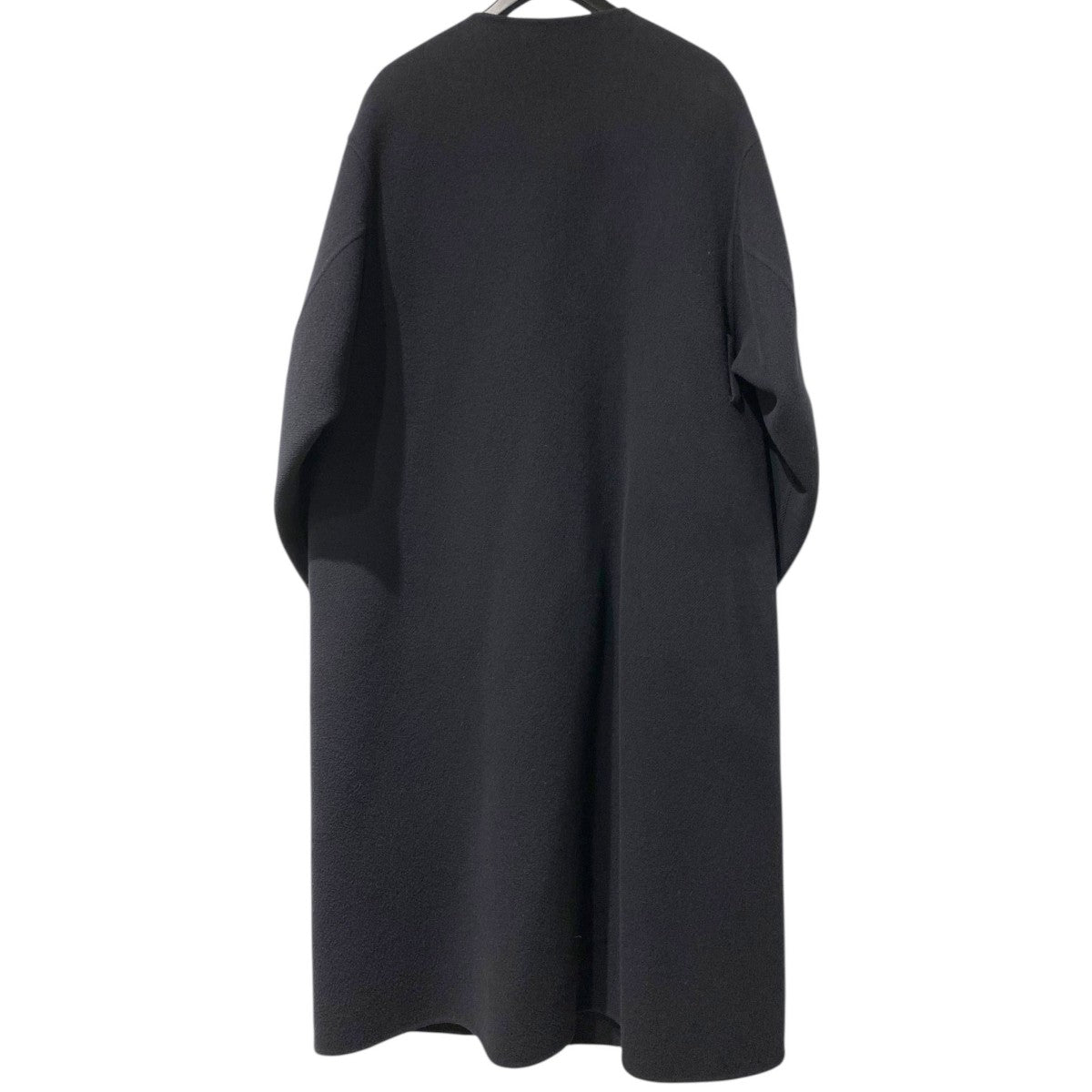 HYKE Double Face Trench Coatダブルフェイストレンチロングメルトンコート 古着・中古-2枚目のアイテム画像