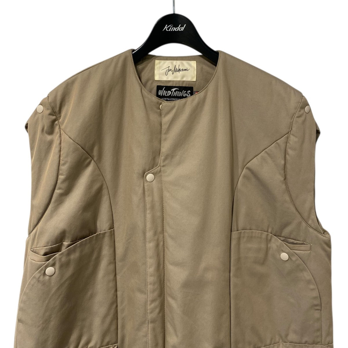 JUN MIKAMI×WILD THINGS 23SSPadded Vest中綿ミリタリーベスト 古着・中古-3枚目のアイテム画像
