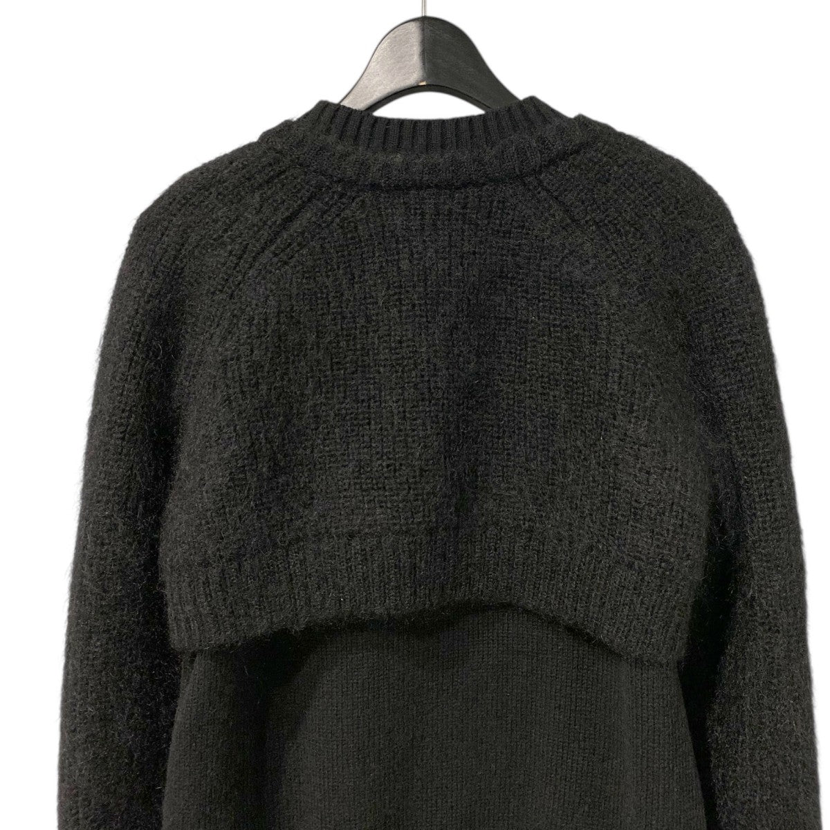 sacai 22AWMohair Knit Pulloverモヘヤレイヤードニットセーター 古着・中古-5枚目のアイテム画像