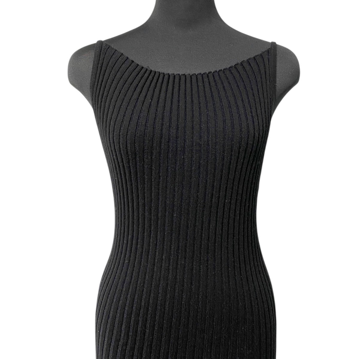 THE SHISHIKUI(Chiharu Dodo) Knit Cami Dressニットキャミストレッチワンピース 古着・中古-3枚目のアイテム画像