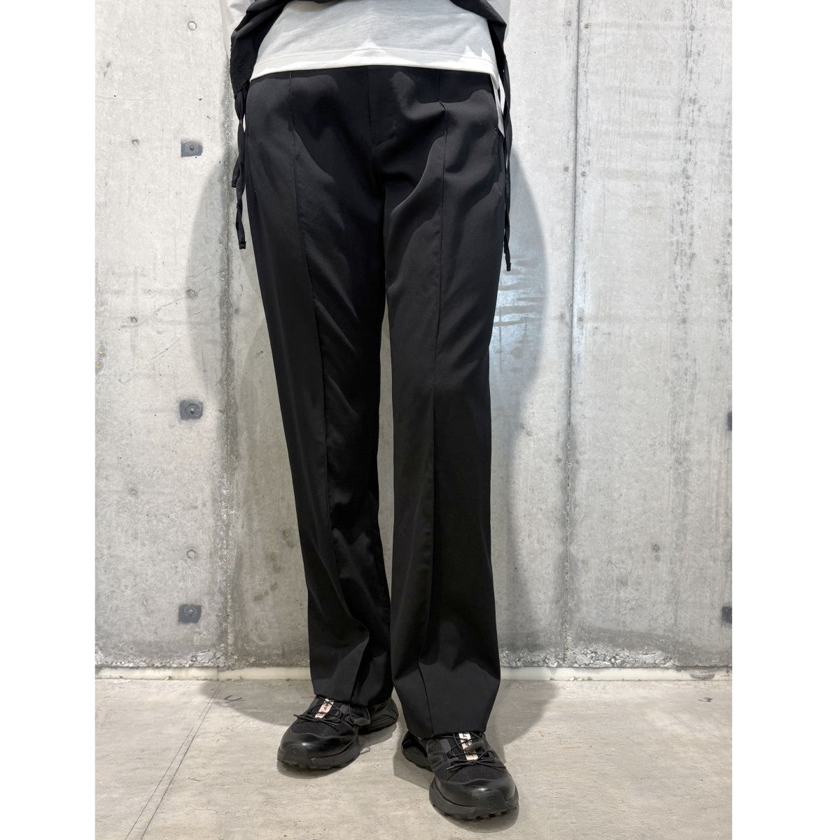 Straight Pleats Trousersストレートプリーツスラックスパンツ