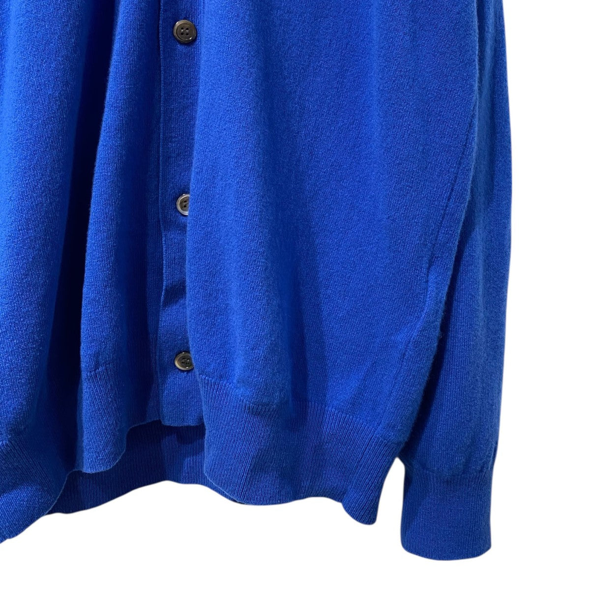 コムデギャルソン　カーディガン　ブルー COMME des GARCONS SHIRT(コムデギャルソンシャツ) 23AWハイゲージ