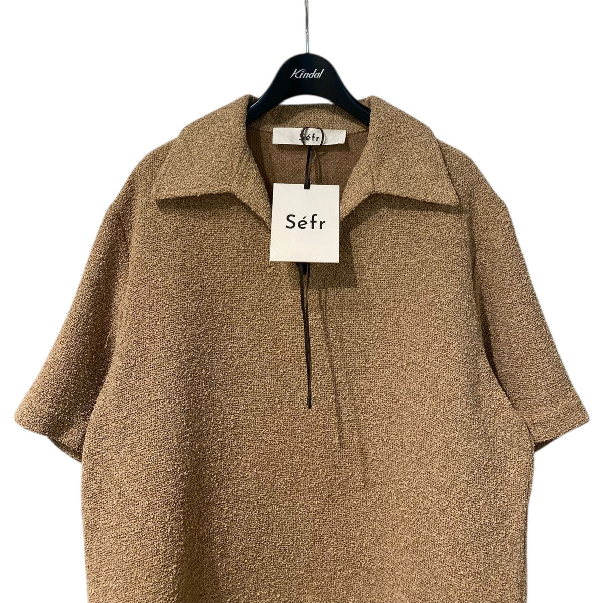 Sefr 24SSMATE SHIRT TATAMI半袖ニット 古着・中古-4枚目のアイテム画像