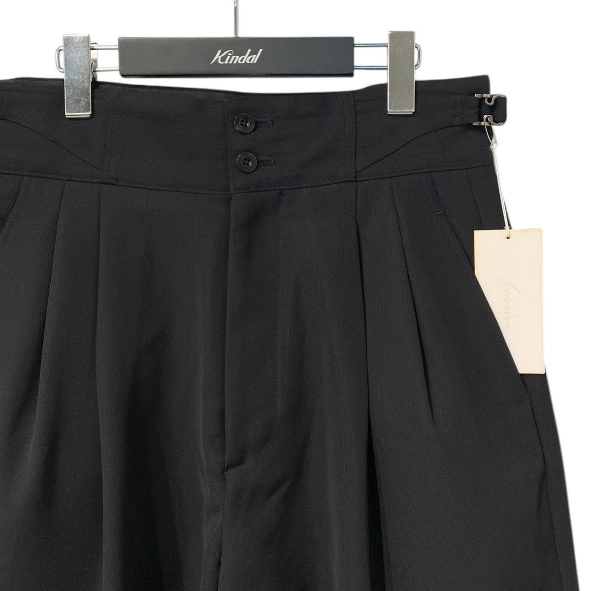 IRENISA TWO TUCKS WIDE SHORTS 2タックワイドショーツハーフパンツ 古着・中古-4枚目のアイテム画像