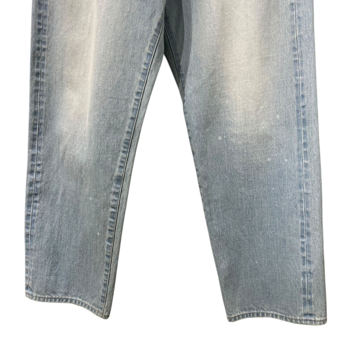echeveria(エケベリア) sun fade 5p denim pants USED加工ワイドデニム