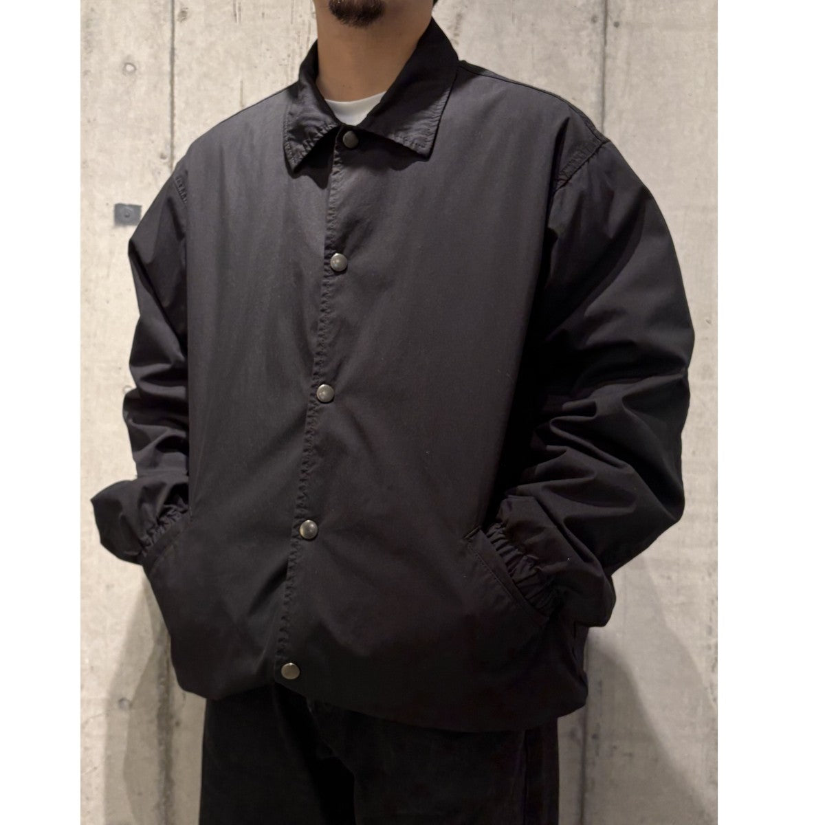 ジャケット・アウター echeveria C/N washed coach JKT ovy echeveria(エケベリア) C／N washed Coach JKTウォッシュド加工コーチ