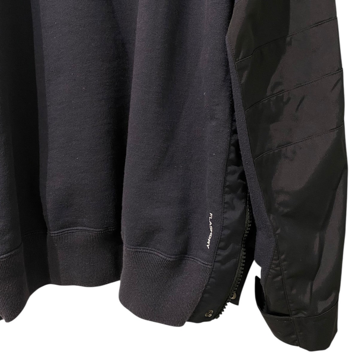 sacai×THE NORTH FACE 17AWHOODIEサイドファスナードッキングロゴパーカーフーディ 古着・中古-10枚目のアイテム画像