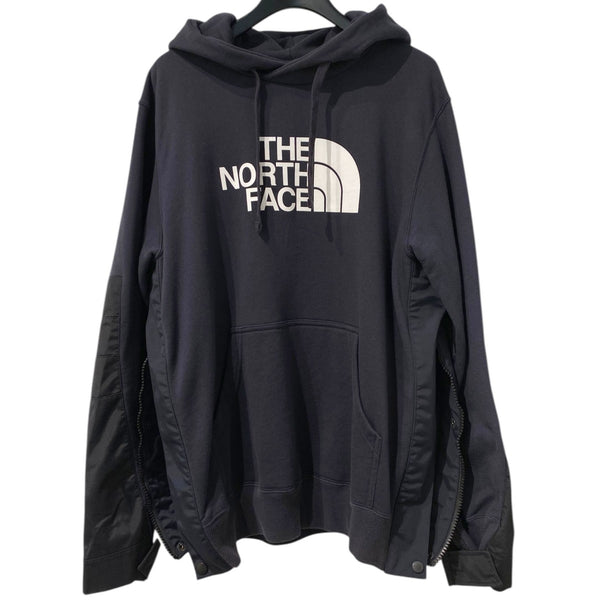 23.大人気 THENORTHFACE SACAI パーカー　サイズXS sacai×THE NORTH FACE 17AWHOODIEサイドファスナードッキングロゴ