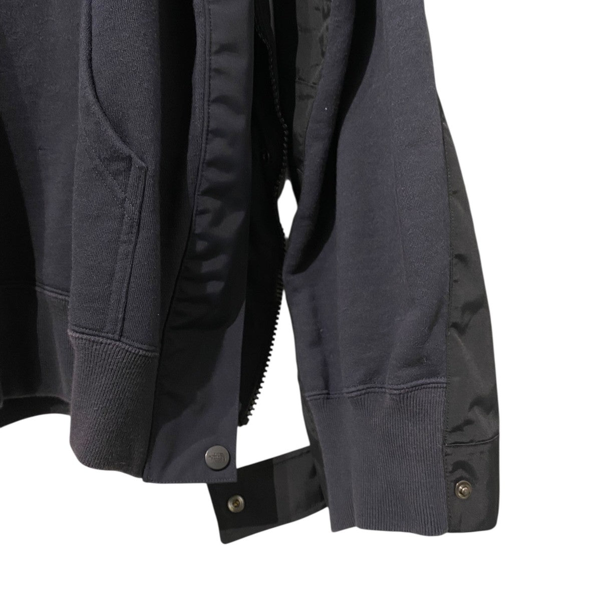 sacai×THE NORTH FACE 17AWHOODIEサイドファスナードッキングロゴパーカーフーディ 古着・中古-7枚目のアイテム画像