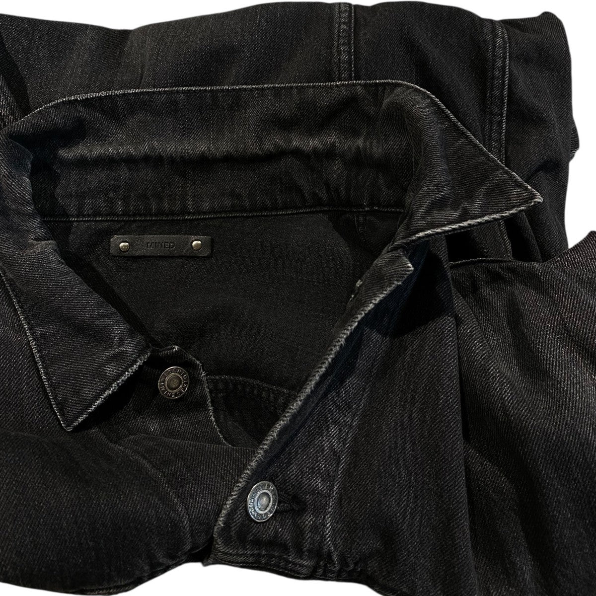 MINEDENIM 19SSZip Hem LF-GJKT USD U Vintageヴィンテージダメージ加工ZIPデニムジャケット 古着・中古-10枚目のアイテム画像