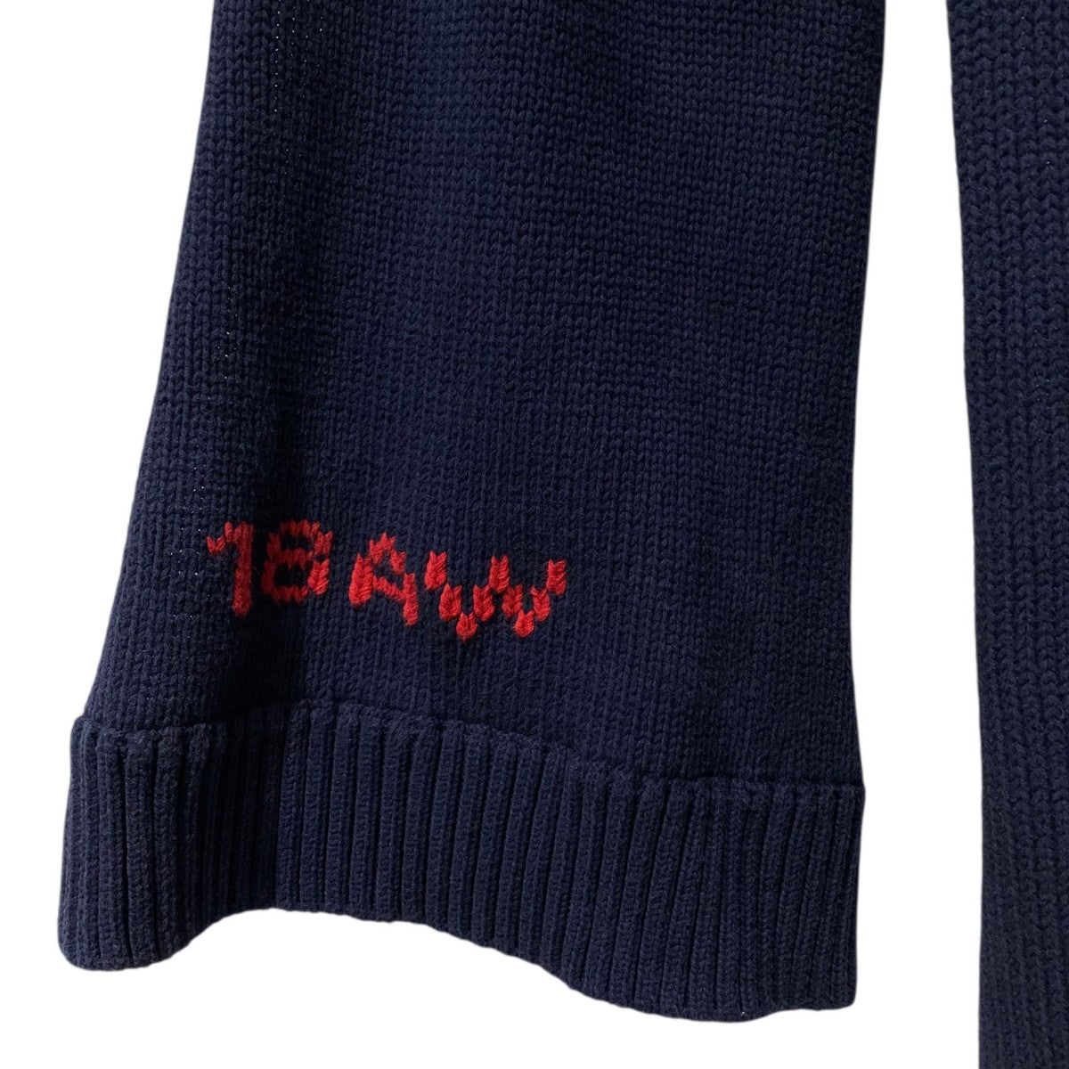 DAIRIKU 18AWAmerica Knit Muffler 星条旗マフラー 古着・中古-4枚目のアイテム画像