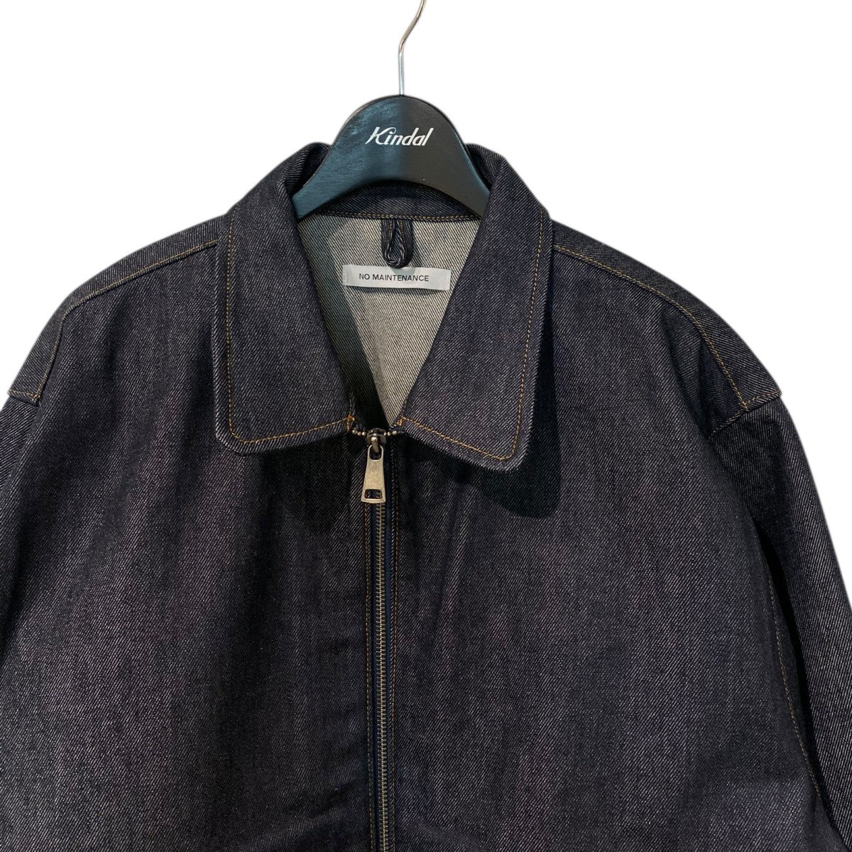 25AWMechanic Denim Jacket／ZIP UPデニムZIPオーバーサイズジャケット