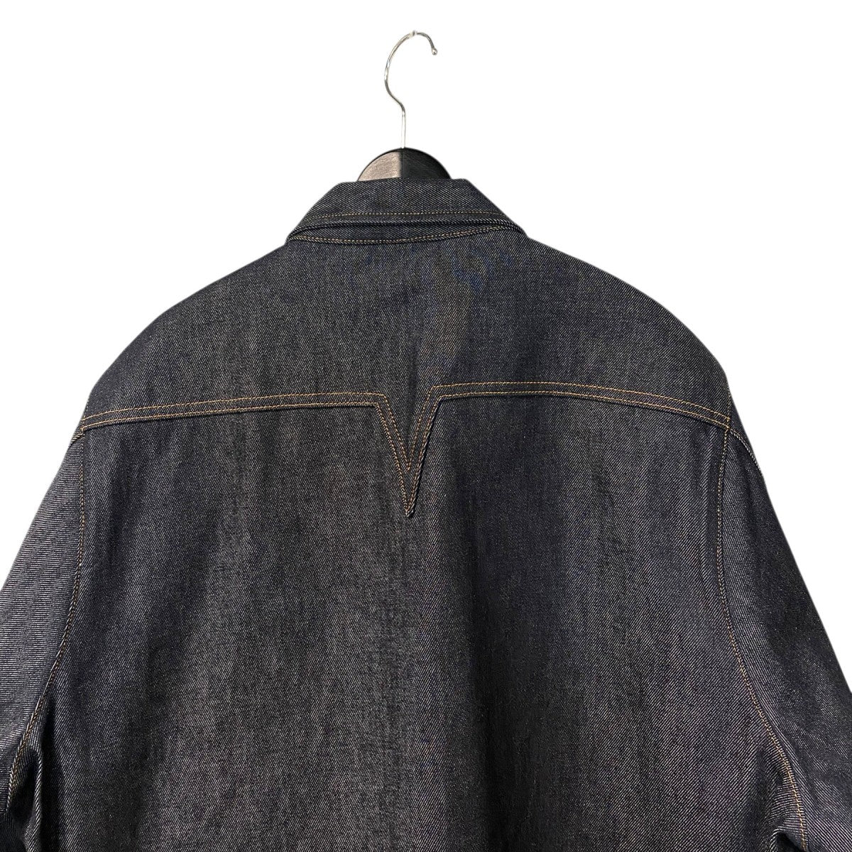 25AWMechanic Denim Jacket／ZIP UPデニムZIPオーバーサイズジャケット