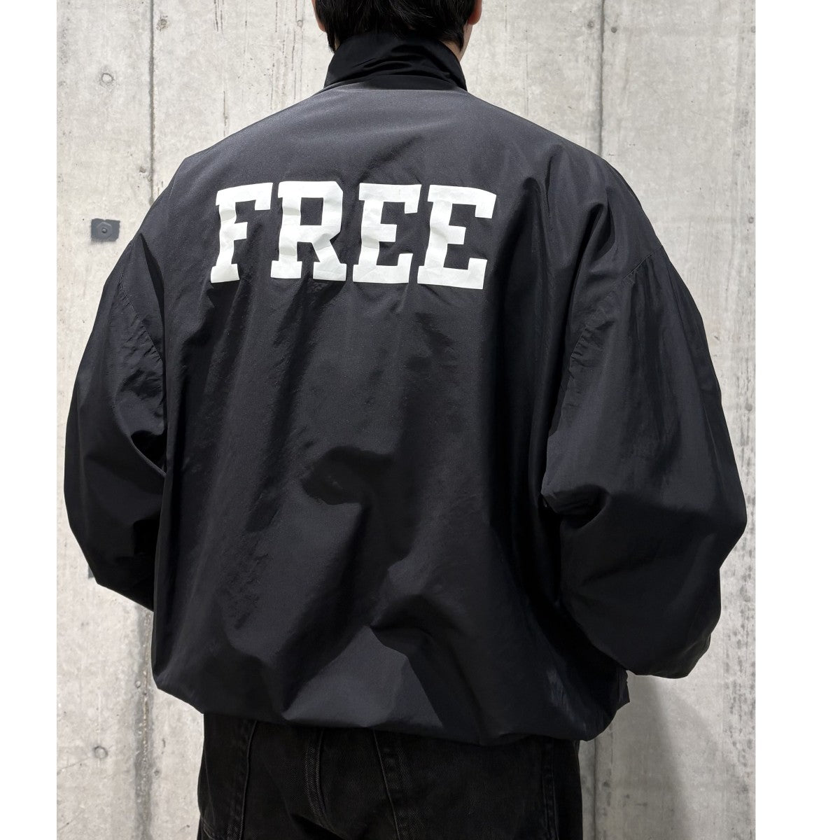 BALENCIAGA(バレンシアガ) WARDROBE FREE Back Print Nylon Jacket