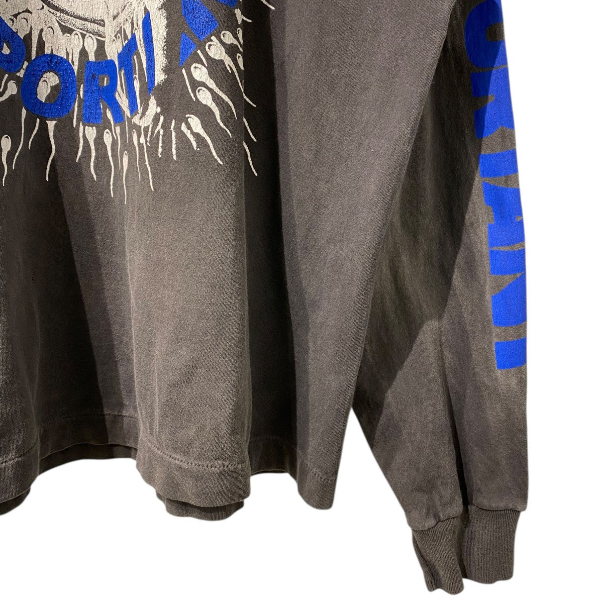 SAINT MICHAEL×Kosuke Kawamura 24AWKK LS TEE／NOTHING IMP Vintageヴィンテージー加工ロングスリーブロンT 古着・中古-5枚目のアイテム画像