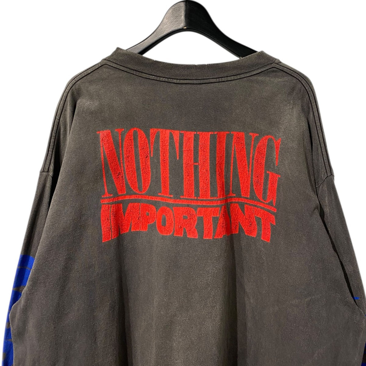 SAINT MICHAEL×Kosuke Kawamura 24AWKK LS TEE／NOTHING IMP Vintageヴィンテージー加工ロングスリーブロンT 古着・中古-7枚目のアイテム画像