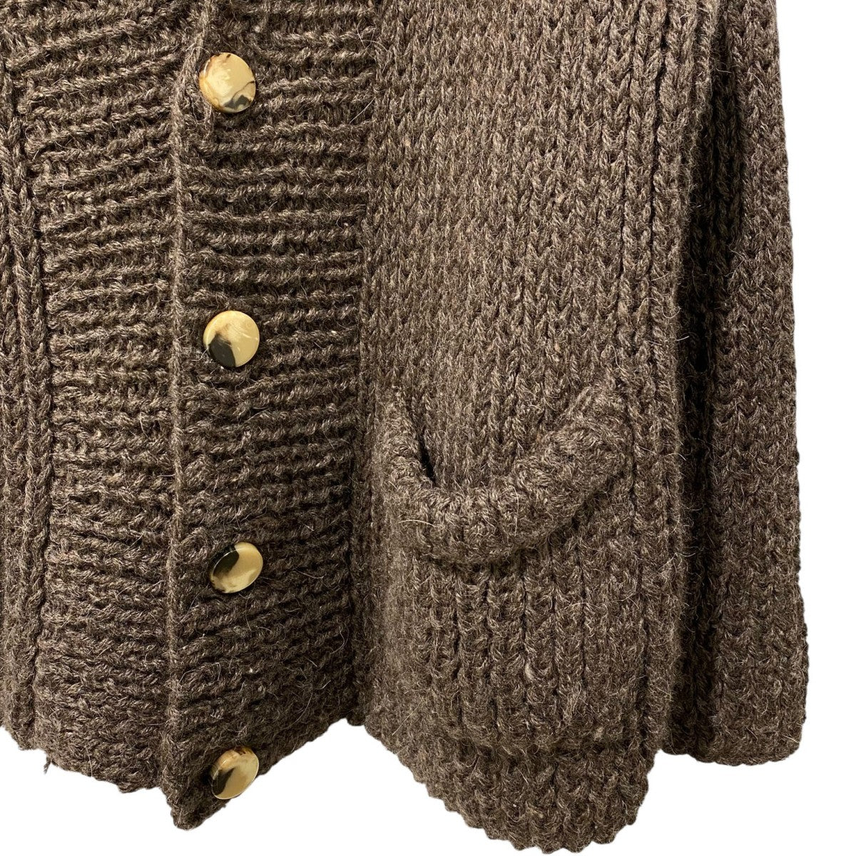 MAYDI Cardigan Oversize Rib Knitted Large Pocketsオーバーサイズカーディガン 古着・中古-5枚目のアイテム画像