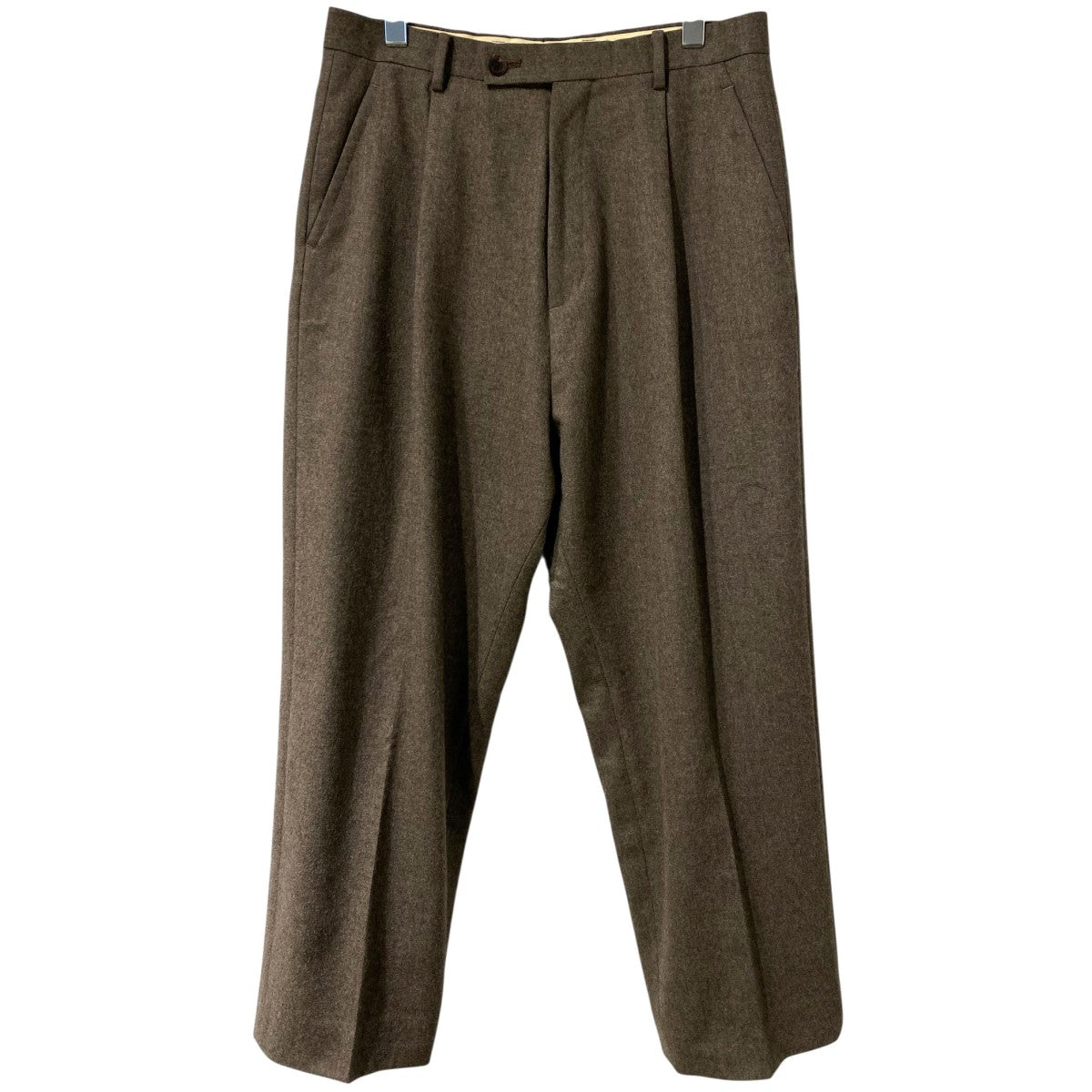 ANSNAM 21AWWool One Tuck Pantsウールタックスラックスパンツ 古着・中古-1枚目のアイテム画像