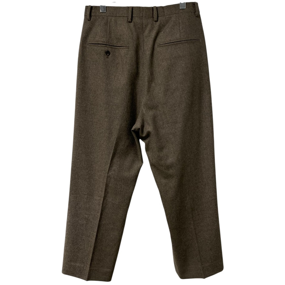 ANSNAM 21AWWool One Tuck Pantsウールタックスラックスパンツ 古着・中古-4枚目のアイテム画像
