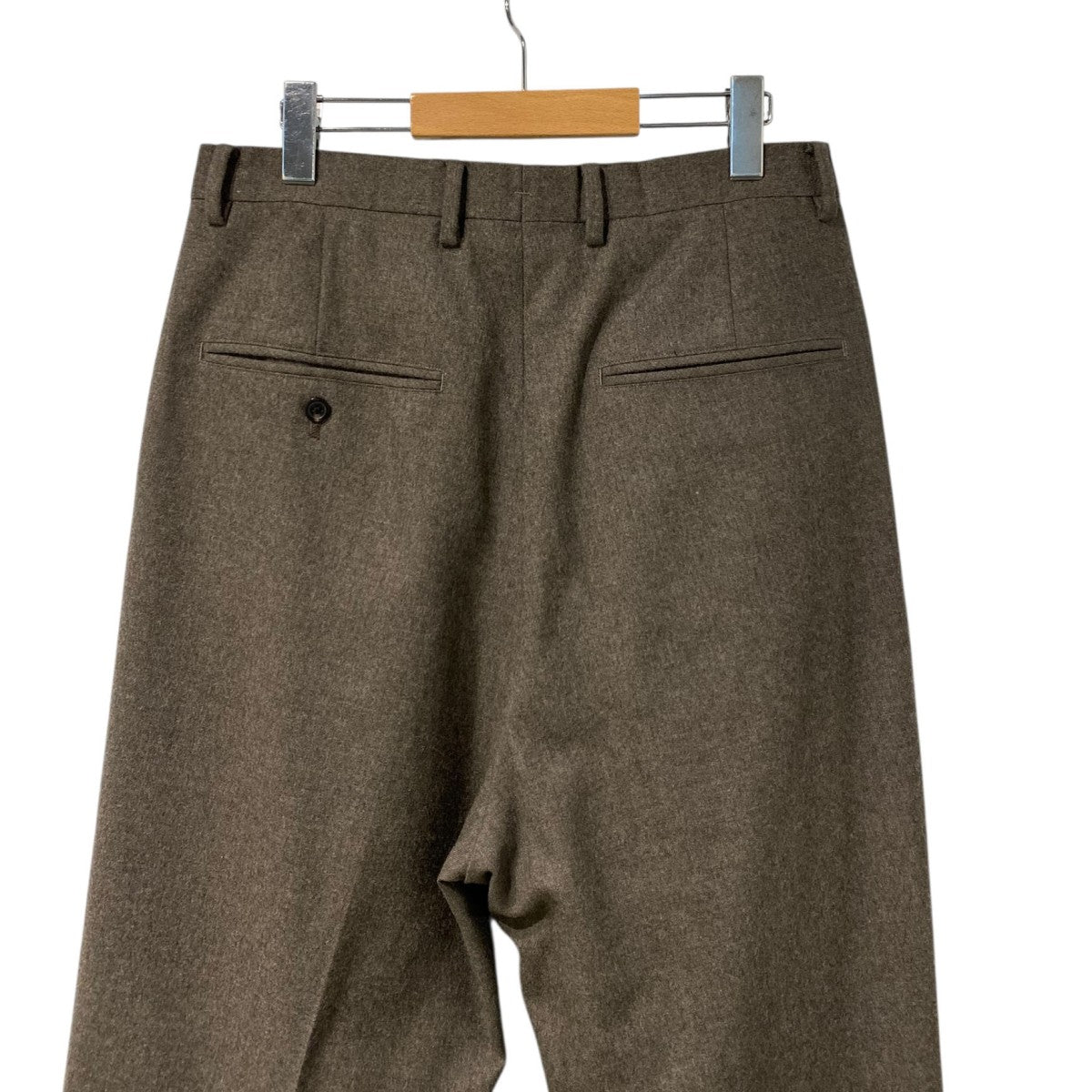 ANSNAM 21AWWool One Tuck Pantsウールタックスラックスパンツ 古着・中古-7枚目のアイテム画像
