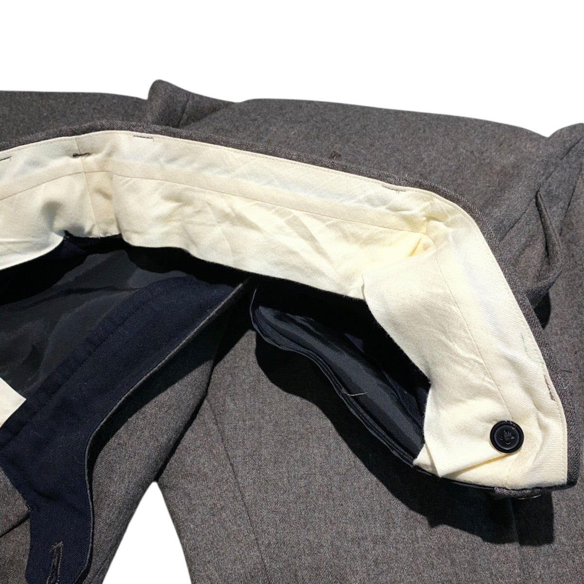 ANSNAM 21AWWool One Tuck Pantsウールタックスラックスパンツ 古着・中古-8枚目のアイテム画像